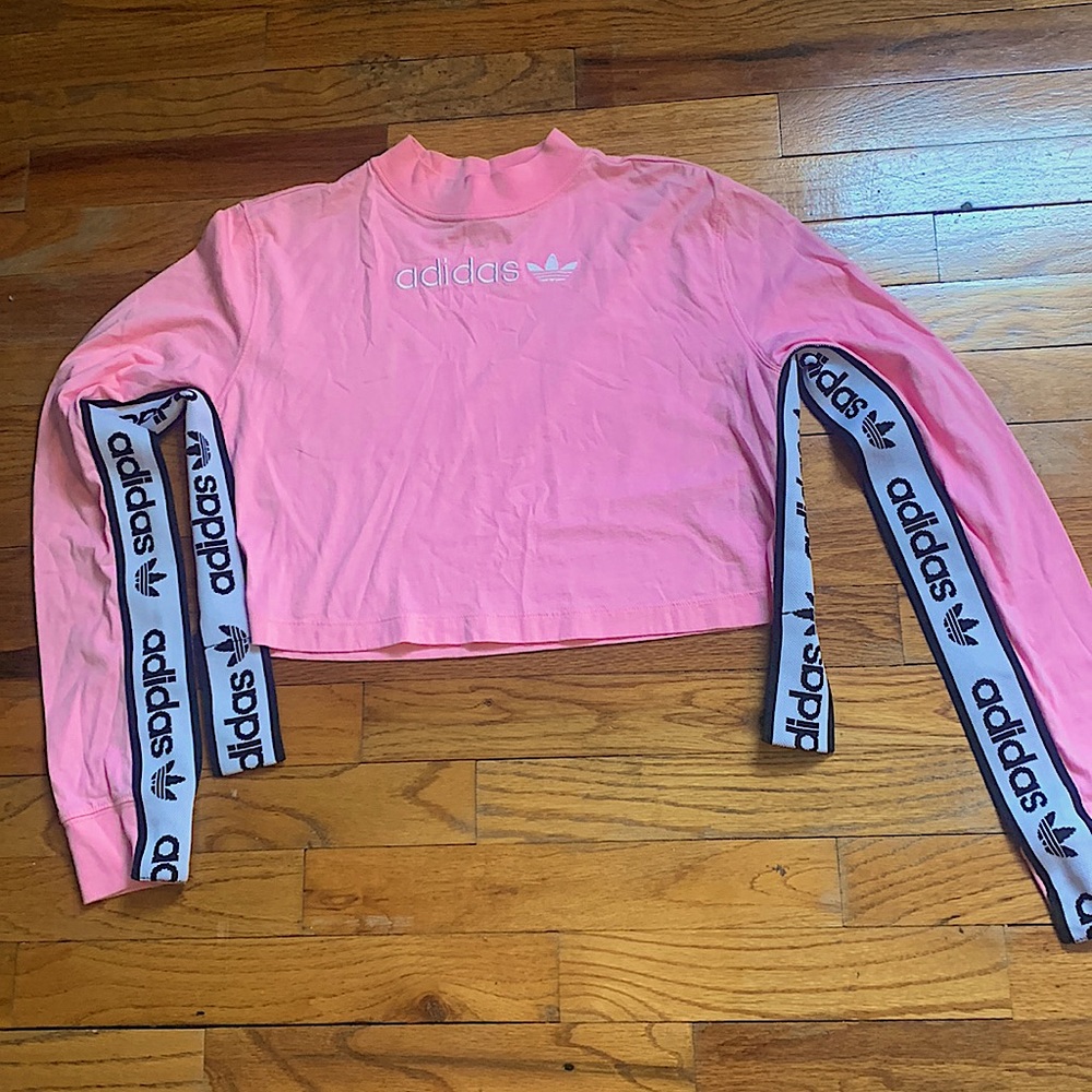 Adidas Pink Crop Top NWOT